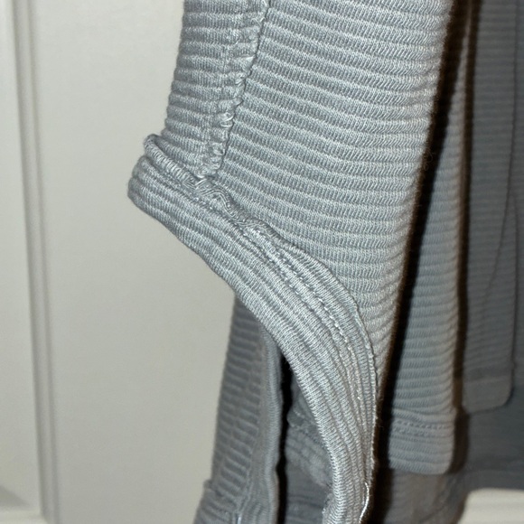 Women's Gray Ribbed Top - Picture 7 of 12